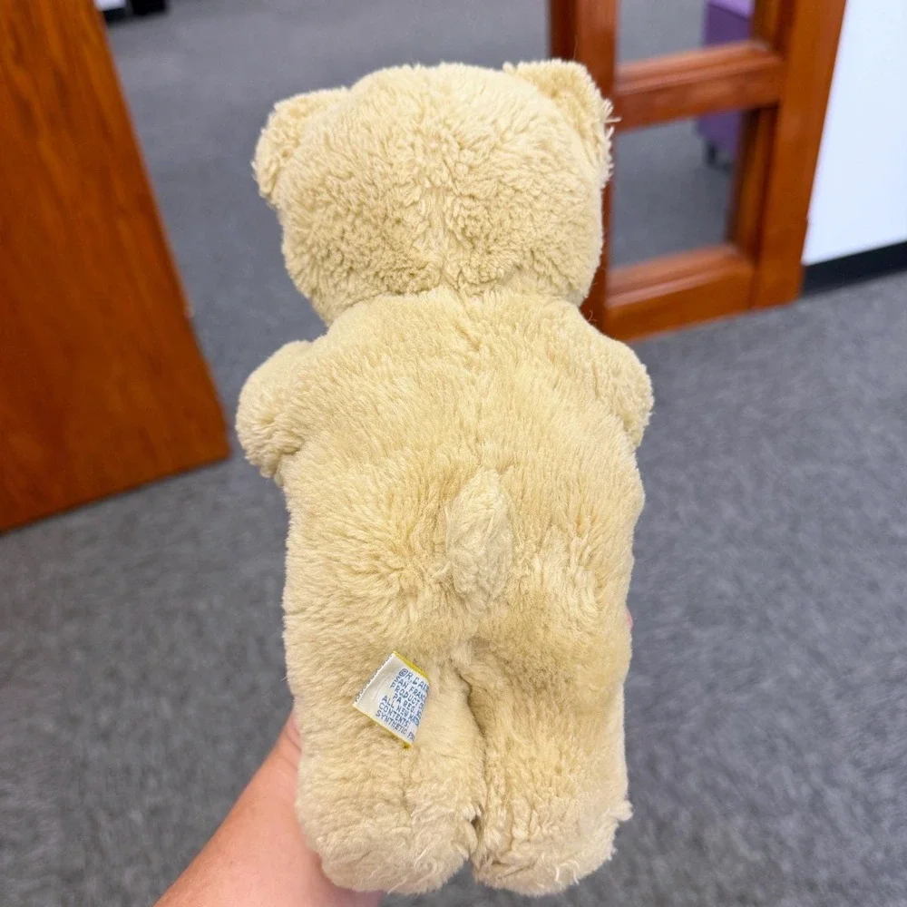 Vintage Dakin Teddy Bear 1984 Tan Plush Stuffed Animal Collectible 10 Inch